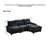 99-Inch Deep Seat Sectional Sofa-1577132509