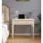 Cream White Vanity Table Set With Two Drawers And Matching Stool
