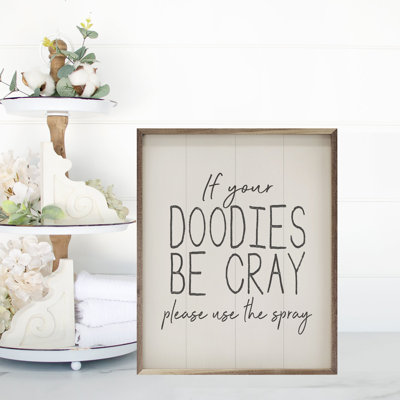 Doodies Be Cray - blanc