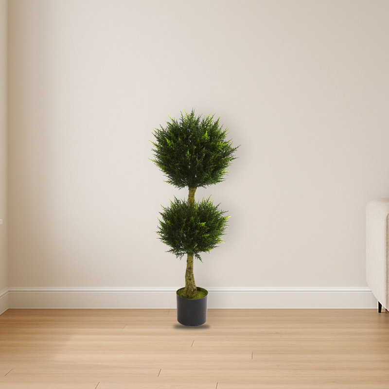 Double Ball Cypress Artificial Topiary Tree