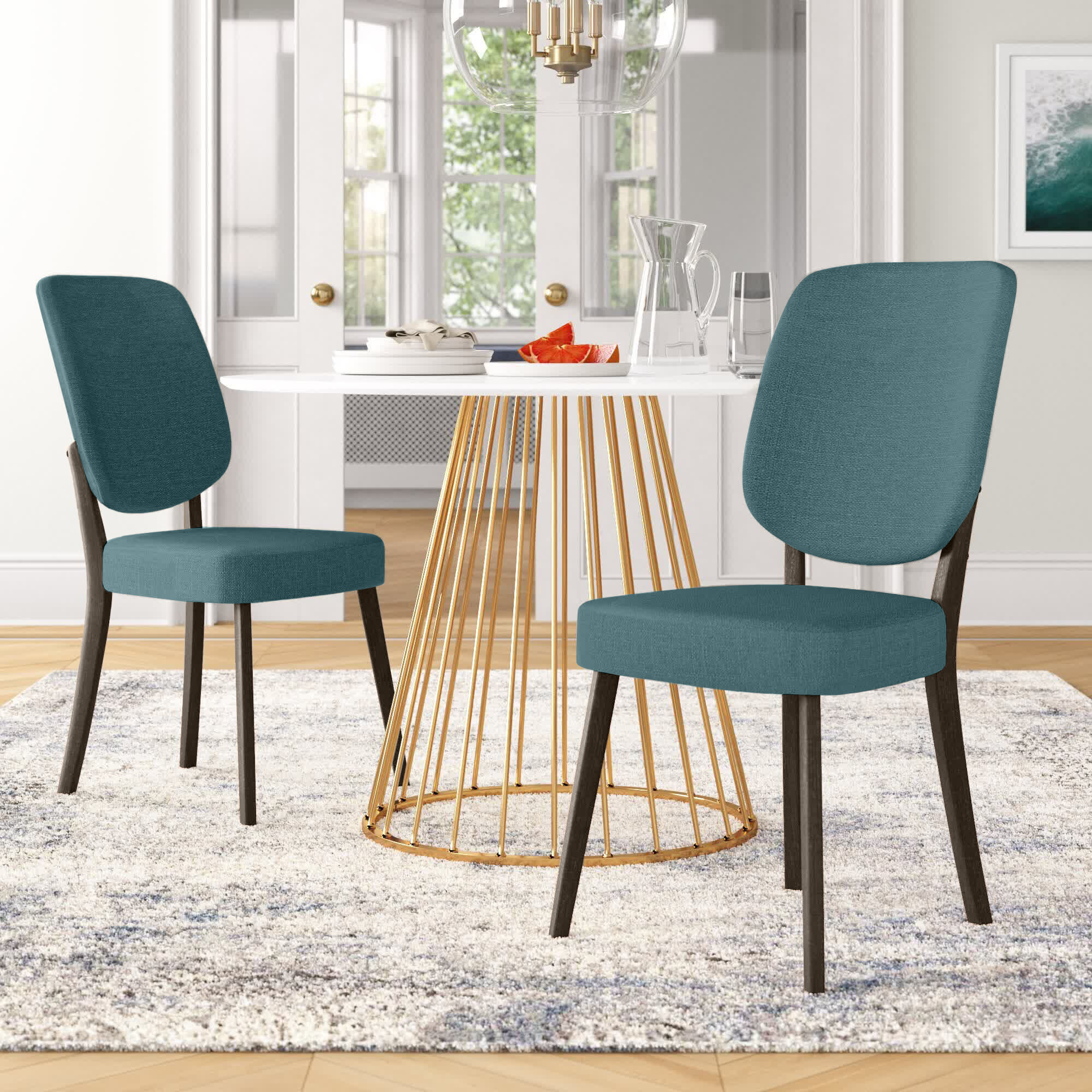 Abeyta upholstered online side chair