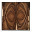 Trapezoid Solid Wood Block End Table