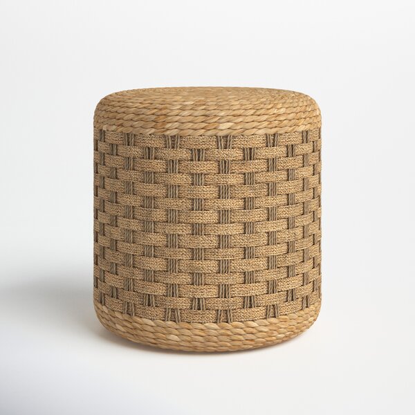 Woven Seagrass Ottoman