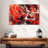 Avery Red Revolt Dynamic Abstract