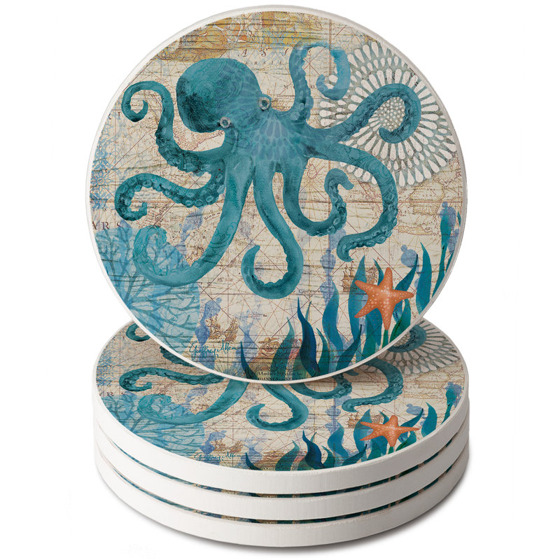 Sous-verre Octopus