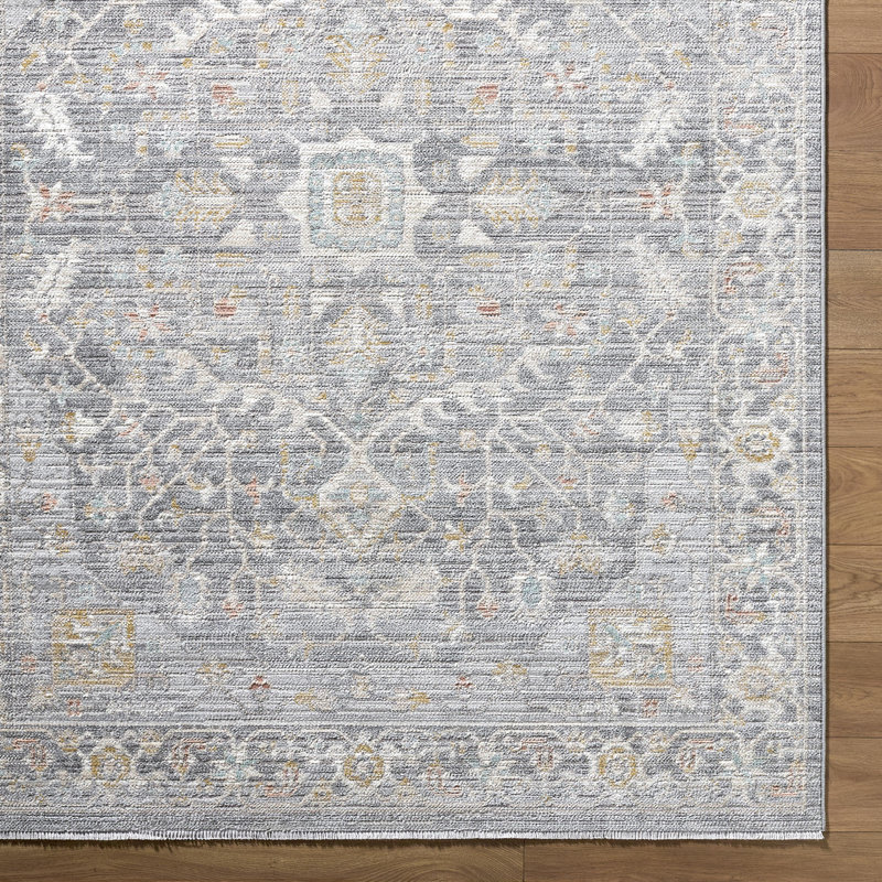 Tapis lavable à la machine Gobrias, Rectangle 5 pi 3 po x 7 pi