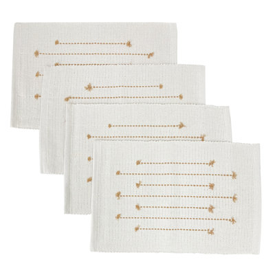 Anae Cotton Striped Rectangle Placemat