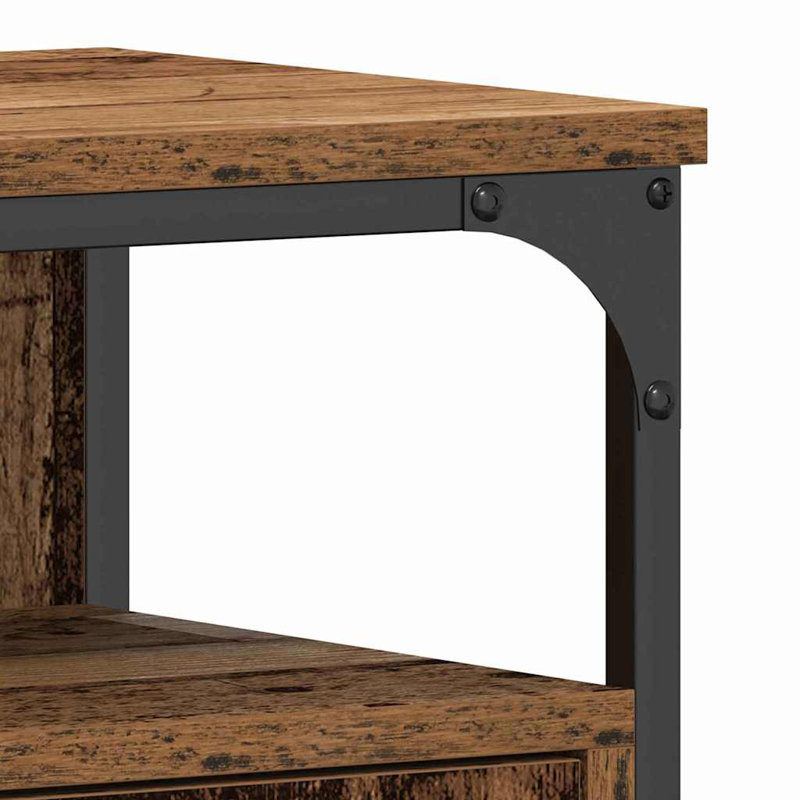  Bathroom Sink Cabinet 80 X 30 X 60 Cm Engineered Wood, Old Wood