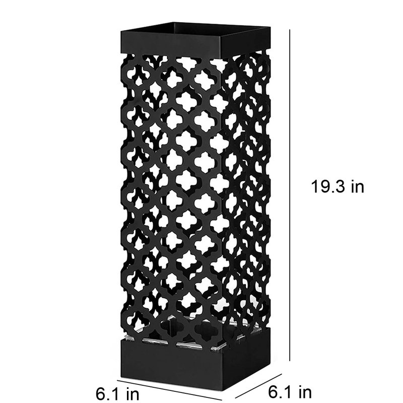 Porte-parapluies Rahsheen, Noir