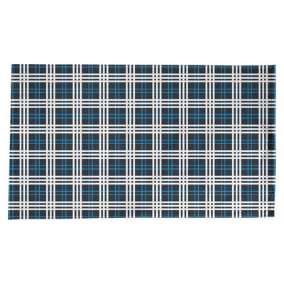 Plaid Cotton Blend Tablecloth