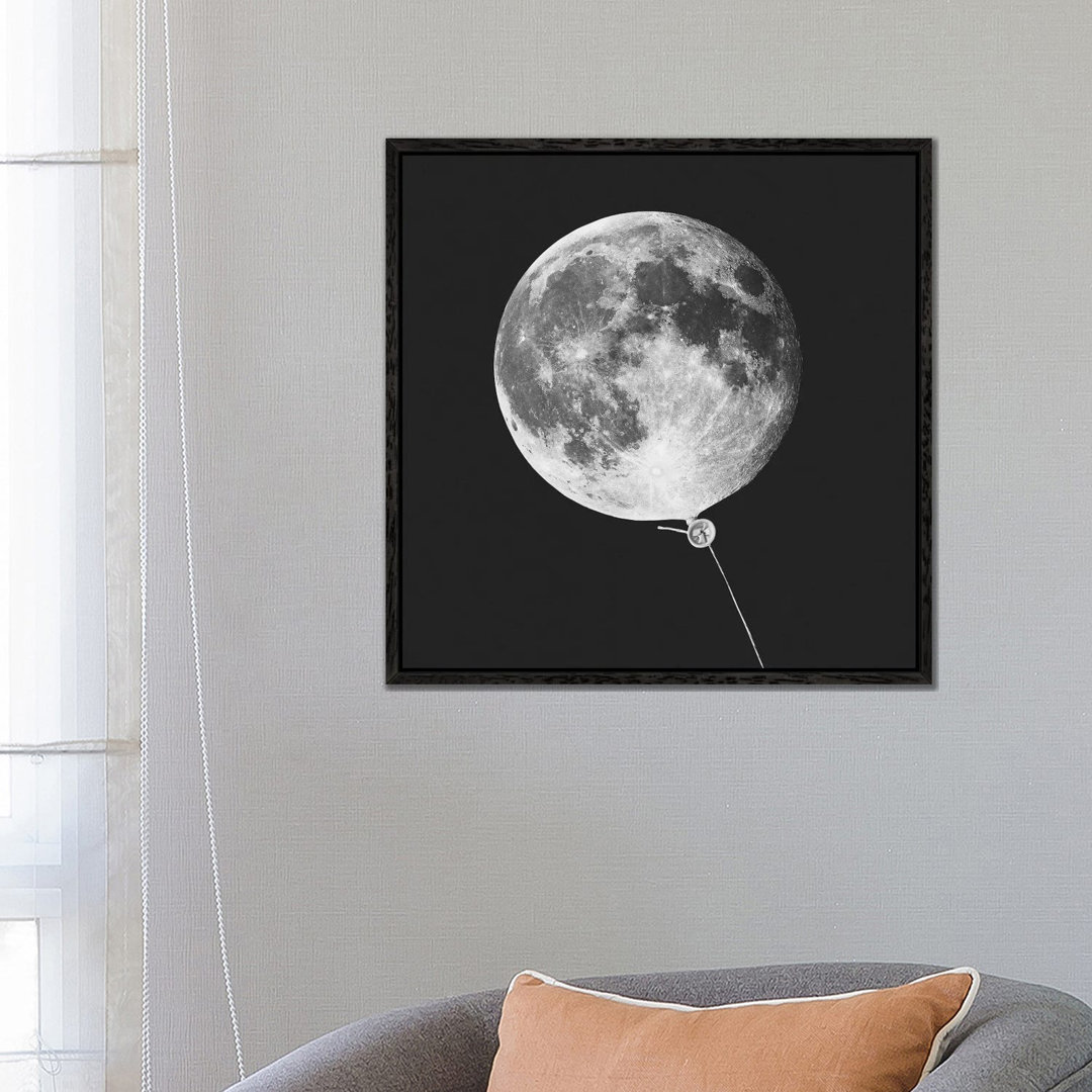 Moonballoon von Jonas Loose - Galerie-umwickelte Leinwand Giclée auf Leinwand