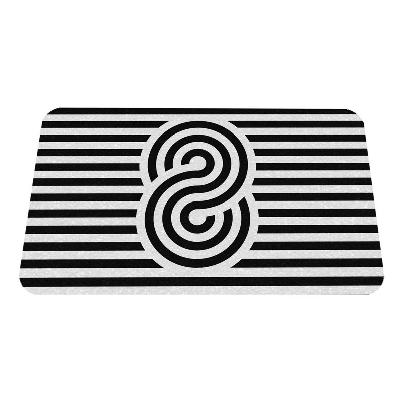 Durable PVC Doormat, Non-Slip Underside, 15.7 x 27.6 inches | 100% Weather-Resistant PVC Material | Ideal for Indoor & Outdoor Use, Easy to Clean, Stylish Design for Home Entryways & Patios