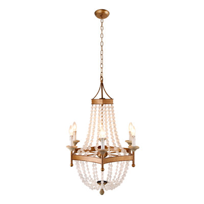 Laseter 6 - Light Dimmable Empire Chandelier