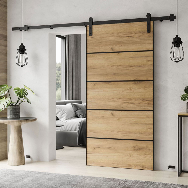 ALDER PLUS Sliding Doors, 76 cm, Craft Golden Oak