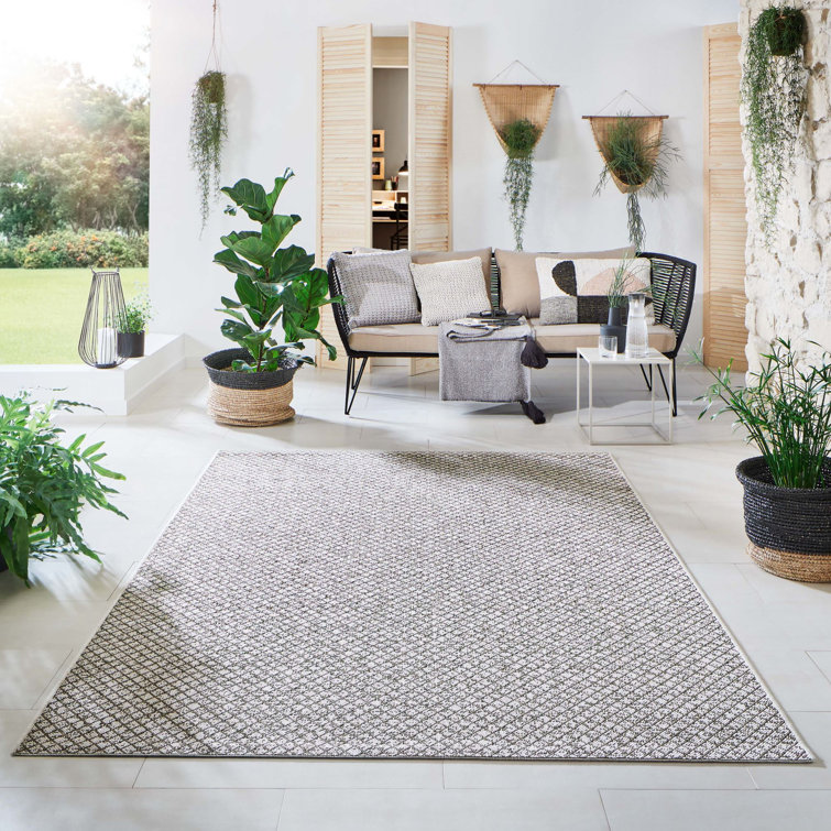 Embrya Geometric Flatweave Indoor / Outdoor Area Rug