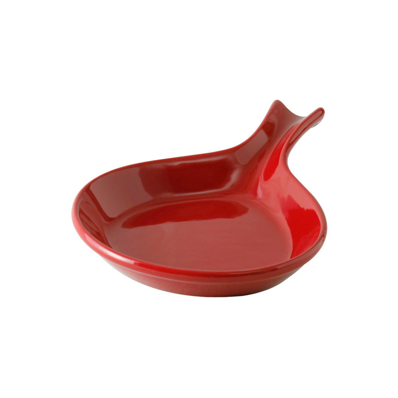 Tuxton Duratux Ceramic Platter, Cayenne Red