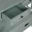 Console 36 po, 4 tiroirs, 1 tablette pour hall d'entrée - Bleu rétro-129912128-129912131-129912132