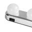 Mererid 4-Light White/Silver Dressing Mirror Light
