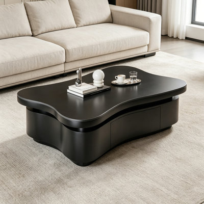 Creative Small Apartment Arc Slate Coffee Table