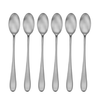 Classic Satin Stainless Steel Iced Beverage Spoon