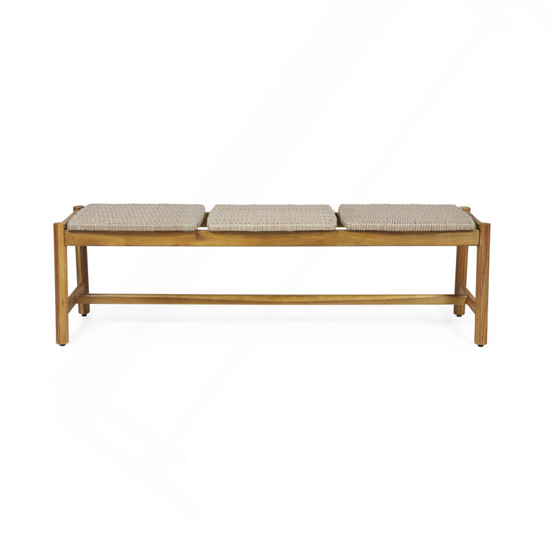 3 Seater Bench, Beige