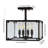 Glass Semi Flush Mount