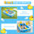 Costway 5.6'x8'Plastic Inflatable Pool