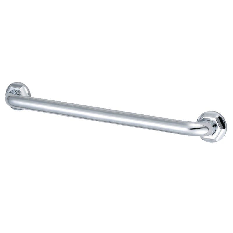 Kingston Brass Metropolitan 1-1/4 Inch O.D Grab Bar, 36" W, Brushed Nickel