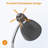  Metal Floor Lamp, Adjustable Gooseneck Standing Lamp, E26 Lamp Base, Sandy Black
