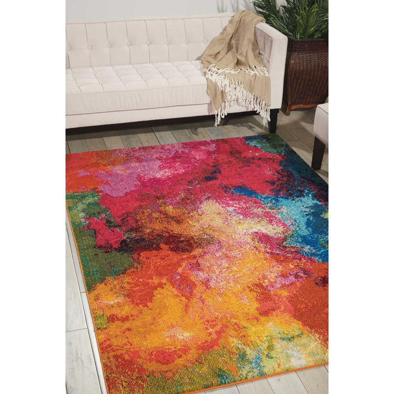 Tapis contemporain Enoch, Rectangle 3 pi 11 po x 5 pi 11 po