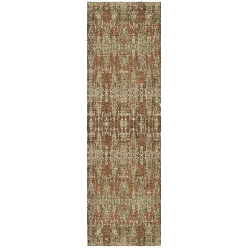 Tapis marocain de qualité supérieure lavable à la machine Dream Shag ADS580, Paprika, 2'3" x 7'6" Runner