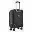 Valise à carreaux extensible 28 pouces avec roulettes à roulettes Softside - noir