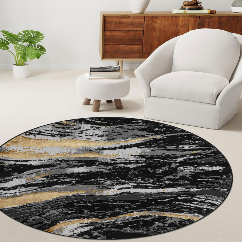 Abstract Indoor / Outdoor Area Rug, Rectangle 200 x 290cm