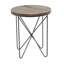 Table de bout en bois massif de 22,1 po de hauteur