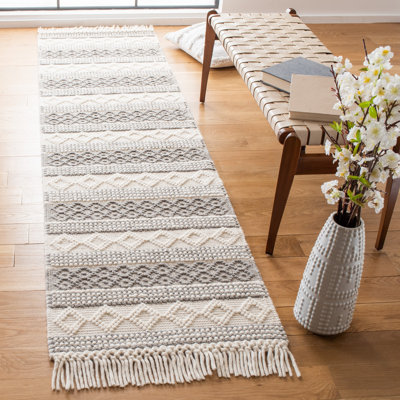Pei Natura Hand Woven Wool Geometric Rug