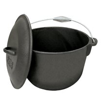 Barton 32 Quart Stock Pot Kittle Boiling Cajun Seafood w/ Strainer Basket  and Lids/Cover