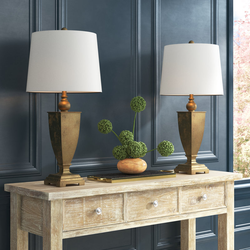 Ensemble de lampes de table dorées 31,25 "Araceli