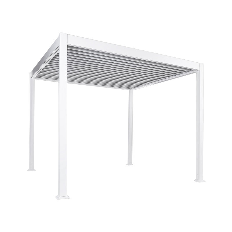 Roseleen 2.5m x 3m Metal Pergola, White