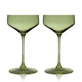 Reserve Nouveau Crystal Coupe Glasses