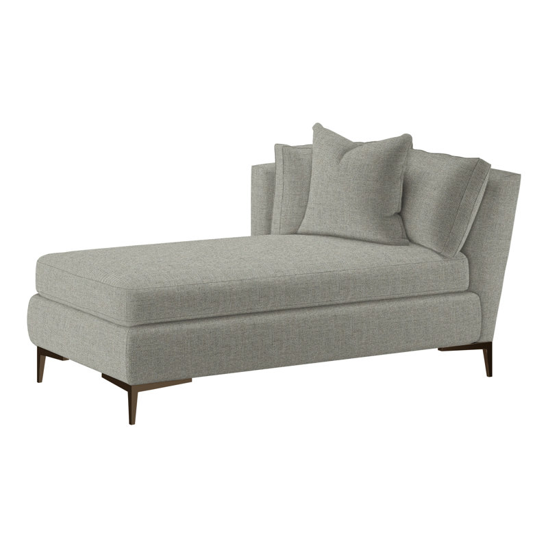 Aiden Chaise Lounge, Antique Bronze, Left Hand Facing, Bond Linen (Performance fabric) 1086-92
