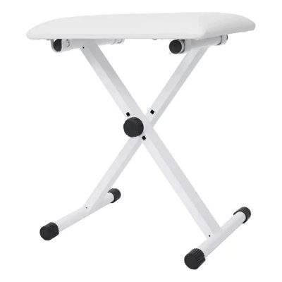 5 Core Keyboard Bench 2 Inch Padded Cushioned Piano Stool Height Adjustable 19" Guitar Seat Portable