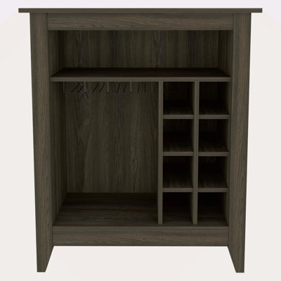 6-Bottle 1-Drawer 1-Shelf Bar Cabinet