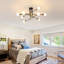 8-Light Sputnik Sphere Semi Flush Mount