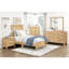 Rustic Twin Bed With Natural Finish, In A Box, Comes Headboard, And Rails, Laminate For Stain Protection, Simple Setup, Box Spring Needed Size Charm, Protects Surface, Assembly Required, Essential