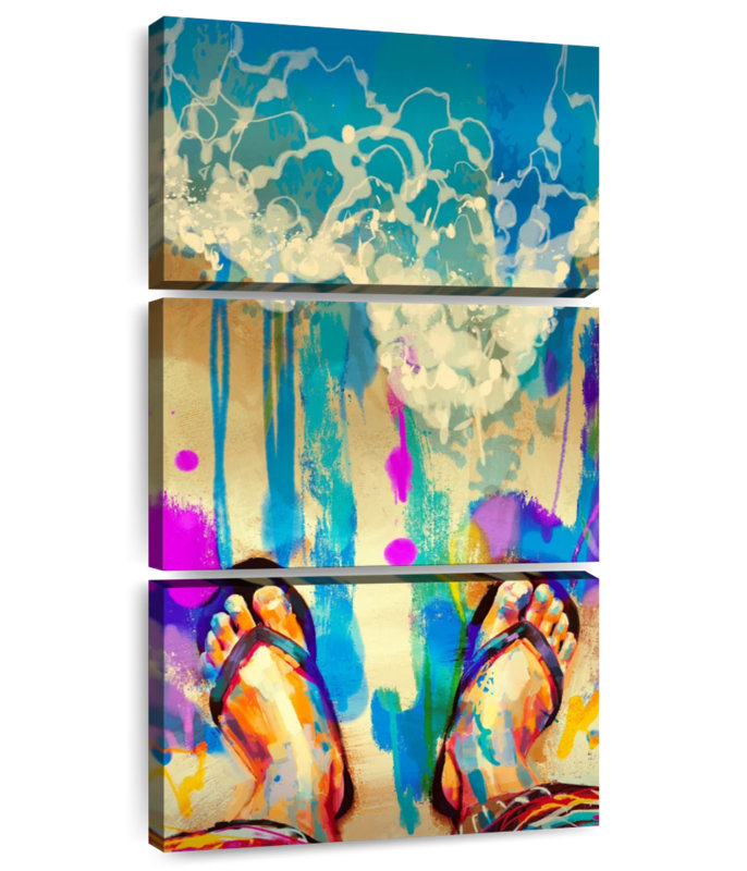 Flip Flops, 27" H x 12" W