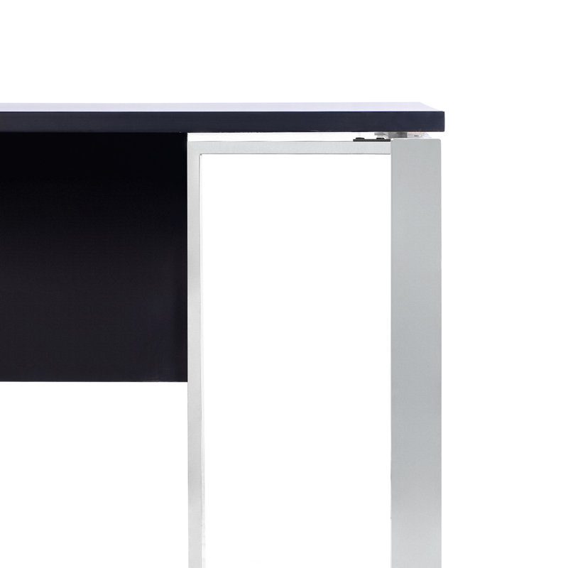 Table de conférence rectangulaire, Noir, H 47,24 po x L 94,49 po x l 29,53 po