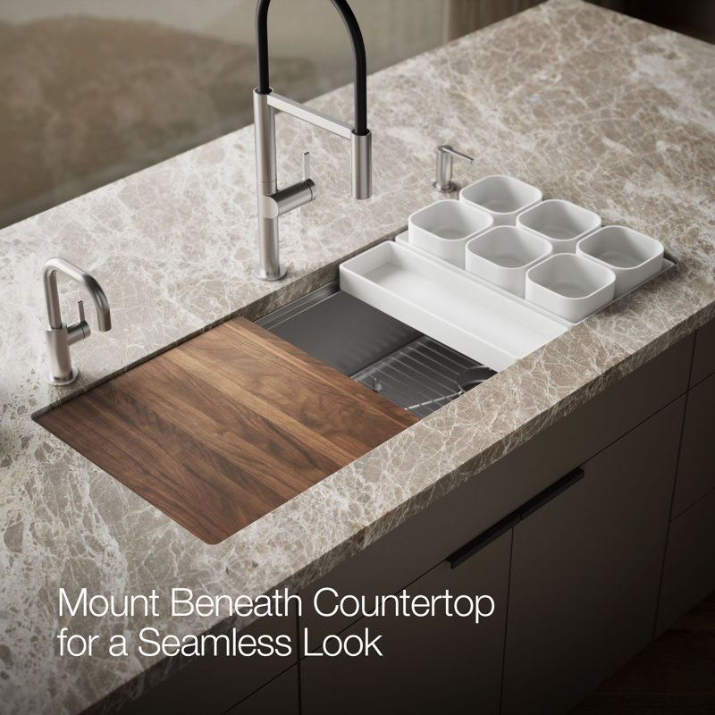 Stages™ Undermount Single-Bowl Kitchen Sink