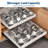 Narrow version 2-Pack Pull Out Cabinet Organizers, Expandable 12.2"–18.9" Width, 21" Deep Full Extension Slide Out Shelves, Heavy-Duty Carbon Steel, No-Drill Ultra-Fine Film Installation-135782810