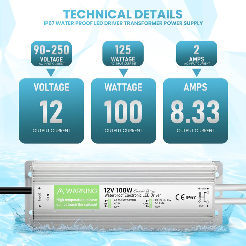 100W Electronic Transformer 