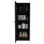 Garde-manger à une porte Belleria avec quatre tablettes intérieures, rangement autoportant-1157984169